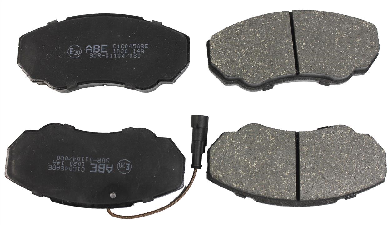 ABE C1C045ABE Тормозные колодки дисковые передние, комплект C1C045ABE: Отличная цена - Купить в Польше на 2407.PL!
