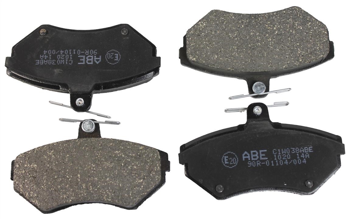 ABE C1W038ABE Front disc brake pads, set C1W038ABE: Buy near me in Poland at 2407.PL - Good price!