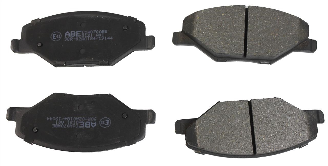 ABE C1W070ABE Front disc brake pads, set C1W070ABE: Buy near me in Poland at 2407.PL - Good price!