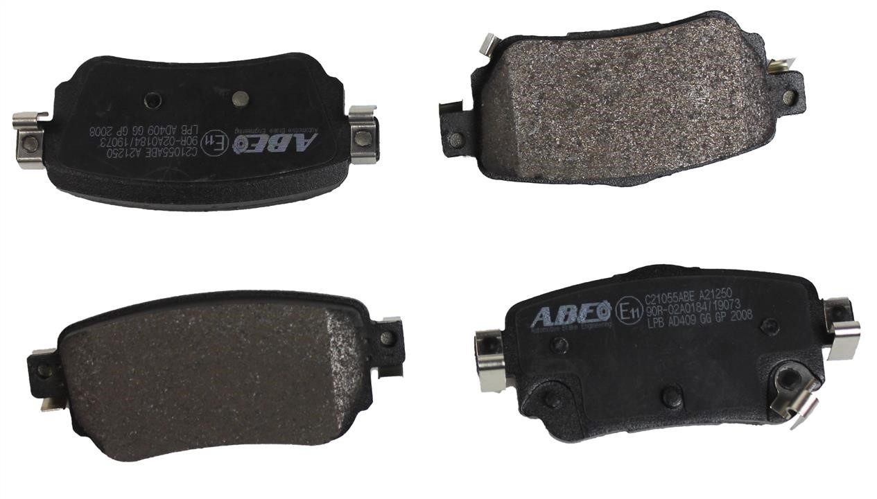 ABE C21055ABE Rear disc brake pads, set C21055ABE: Buy near me in Poland at 2407.PL - Good price!