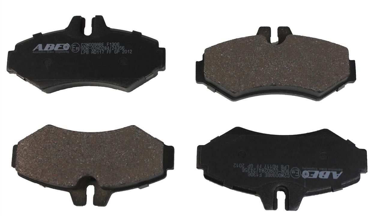 ABE C2W009ABE Rear disc brake pads, set C2W009ABE: Buy near me in Poland at 2407.PL - Good price!