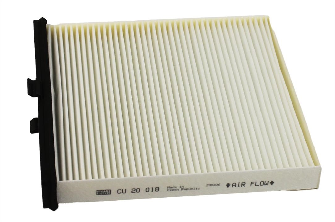 Mann-Filter CU 20 018 Filter, interior air CU20018: Buy near me at 2407.PL in Poland at an Affordable price!