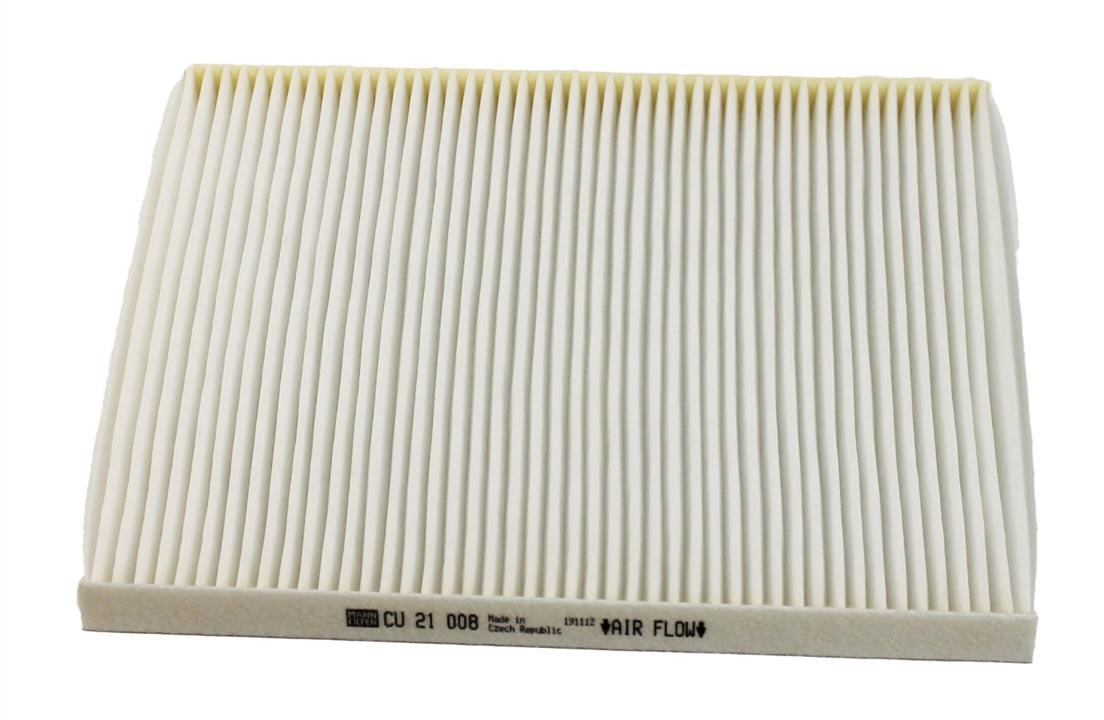 Mann-Filter CU 21 008 Filter, interior air CU21008: Buy near me at 2407.PL in Poland at an Affordable price!