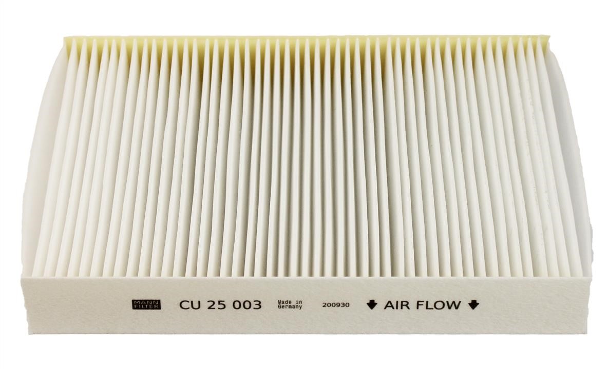 Mann-Filter CU 25 003 Filter, interior air CU25003: Buy near me in Poland at 2407.PL - Good price!