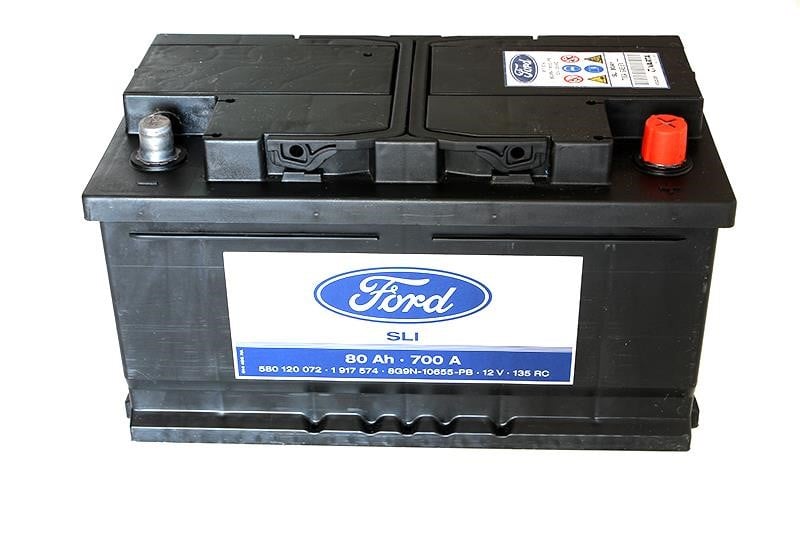 Ford 1 917 574 Battery Ford SLI 12V 80Ah 700A(EN) R+ 1917574: Buy near me in Poland at 2407.PL - Good price!