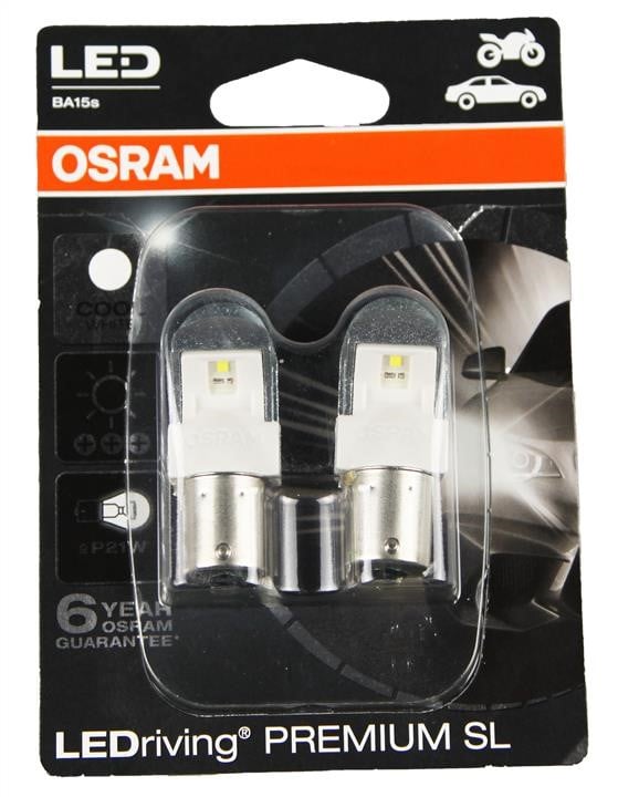 Osram 7556CW-02B Лампа світлодіодна Osram LEDriving CoolWhite P21W 12V BA15s (2 шт.) 7556CW02B: Приваблива ціна - Купити у Польщі на 2407.PL!
