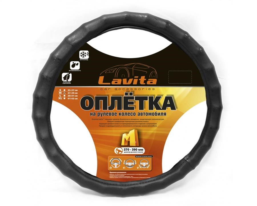 Lavita 26-2117-1-M Steering wheel cover black M (37-39 cm) 2621171M: Buy near me in Poland at 2407.PL - Good price!