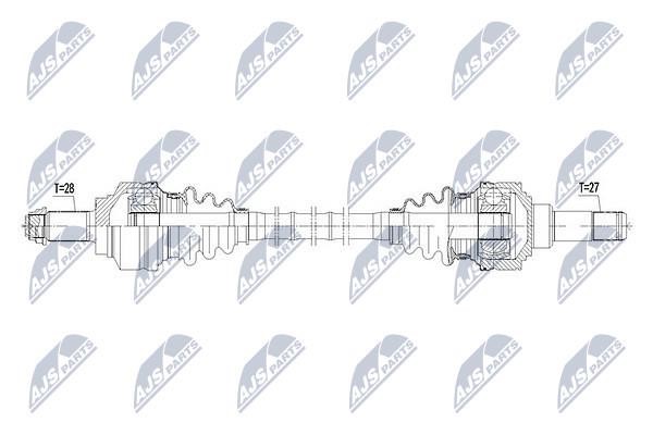 NTY NPW-BM-111 Вал приводной левый NPWBM111: Отличная цена - Купить в Польше на 2407.PL!