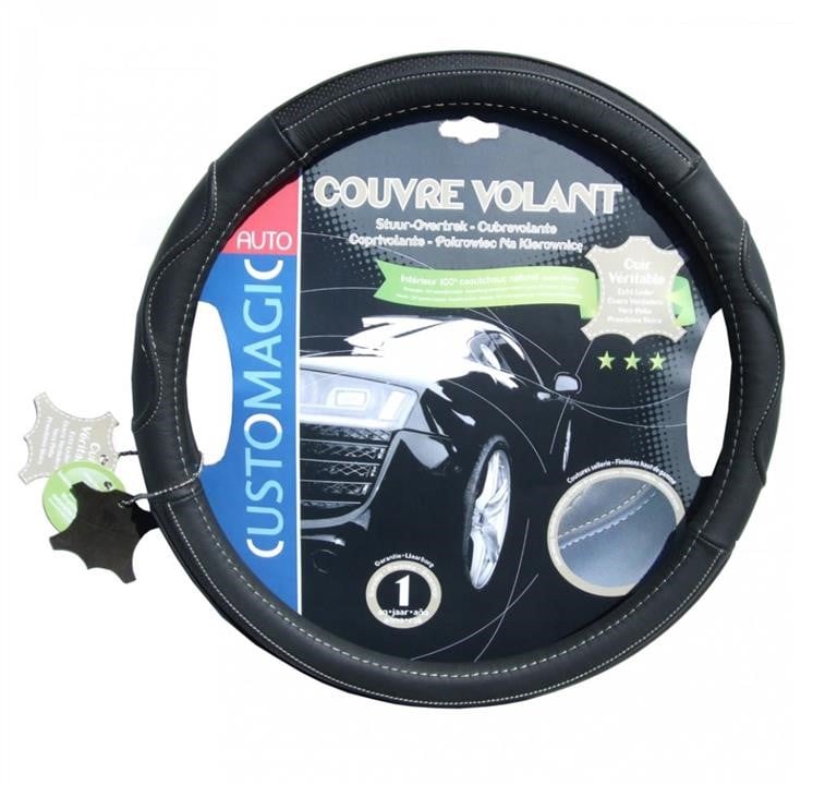Mammooth MMT A050 187140 Steering wheel cover, black (36,5-38cm) MMTA050187140: Buy near me in Poland at 2407.PL - Good price!