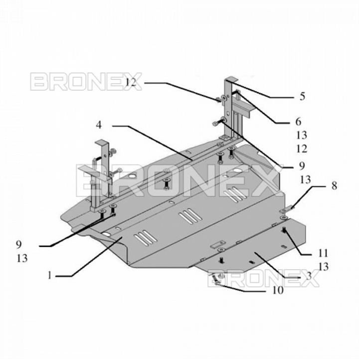 Bronex 101.0050.00.IN Ochrona silnika Bronex standard 101.0050.00.IN dla Infiniti FX 45 (chłodnica samochodowa, skrzynia biegów) 101005000IN: Dobra cena w Polsce na 2407.PL - Kup Teraz!