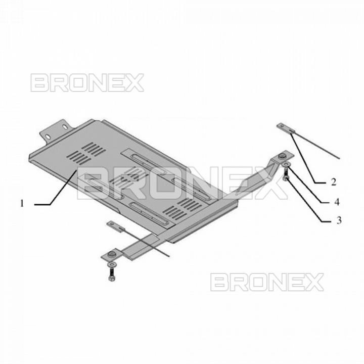 Bronex 101.0060.00 захист АКПП Bronex стандартна 101.0060.00 для Subaru Outback III/Legacy IV 101006000: Приваблива ціна - Купити у Польщі на 2407.PL!