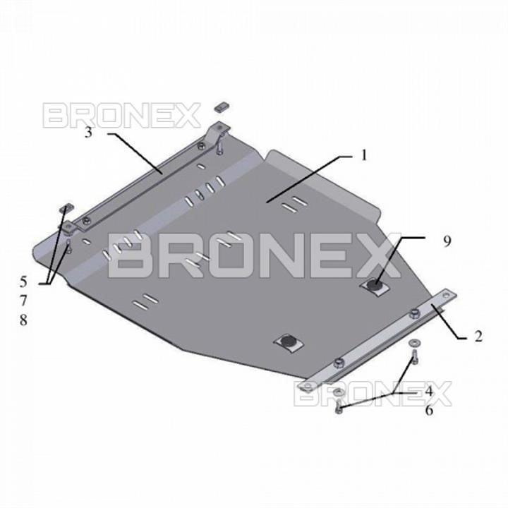 Bronex 101.0219.00 Motorschutz Bronex standard 101.0219.00 zum Geely GC6 (kühler, getriebe) 101021900: Kaufen Sie zu einem guten Preis in Polen bei 2407.PL!