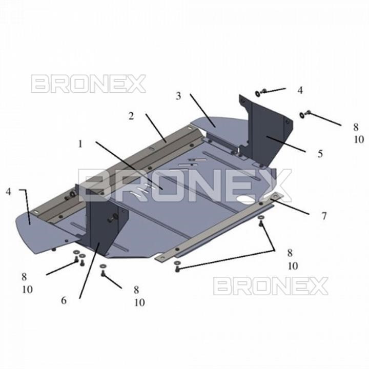 Bronex 101.0276.00 Motorschutz Bronex standard 101.0276.00 zum Fiat Grande Punto (kühler, getriebe) 101027600: Kaufen Sie zu einem guten Preis in Polen bei 2407.PL!