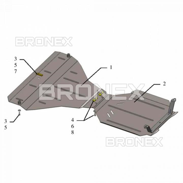 Bronex 101.0332.00 Ochrona silnika Bronex standard 101.0332.00 dla Subaru Outback IV (chłodnica samochodowa, skrzynia biegów) 101033200: Dobra cena w Polsce na 2407.PL - Kup Teraz!