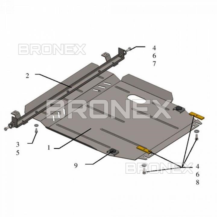 Bronex 101.0349.00 Ochrona silnika Bronex standard 101.0349.00 dla Lifan 620 (chłodnica samochodowa, skrzynia biegów) 101034900: Dobra cena w Polsce na 2407.PL - Kup Teraz!