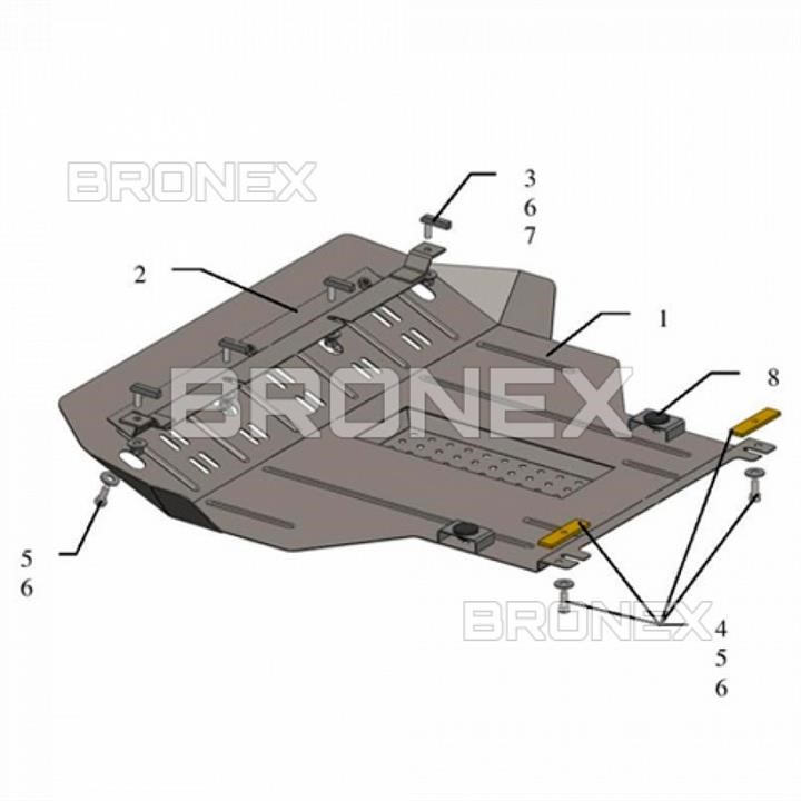 Bronex 101.0372.00 Ochrona silnika Bronex standard 101.0372.00 dla Chery Amulet (chłodnica samochodowa, skrzynia biegów) 101037200: Dobra cena w Polsce na 2407.PL - Kup Teraz!