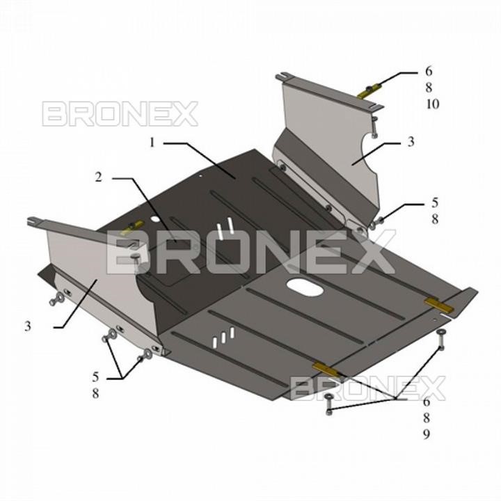 Bronex 101.0384.00 Ochrona silnika Bronex standard 101.0384.00 dla Opel Movano A (chłodnica samochodowa, skrzynia biegów) 101038400: Dobra cena w Polsce na 2407.PL - Kup Teraz!