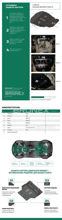 Bronex 101.0396.00.FI Engine protection Bronex standard 101.0396.00.FI for Fiat Ulysse 1 (radiator, gear box) 101039600FI: Buy near me at 2407.PL in Poland at an Affordable price!