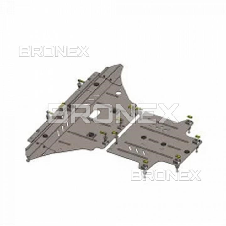 Bronex 101.0398.00 Защита двигателя Bronex стандартная 101.0398.00 для Audi A5 В8/A4 B8 (радиатор, КПП) 101039800: Отличная цена - Купить в Польше на 2407.PL!