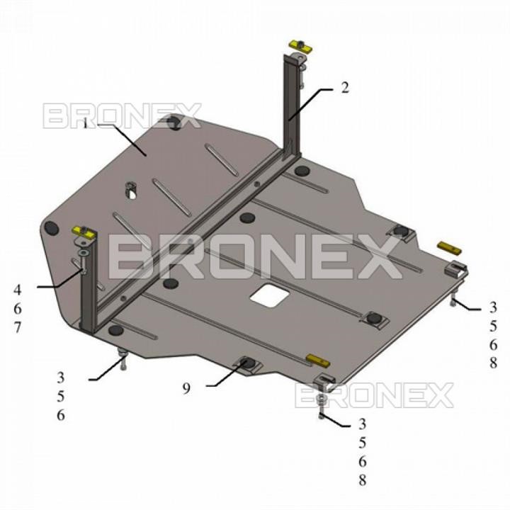 Bronex 101.0461.00 Ochrona silnika Bronex standard 101.0461.00 dla Hyundai Tucson/IX35 (chłodnica samochodowa, skrzynia biegów) 101046100: Dobra cena w Polsce na 2407.PL - Kup Teraz!