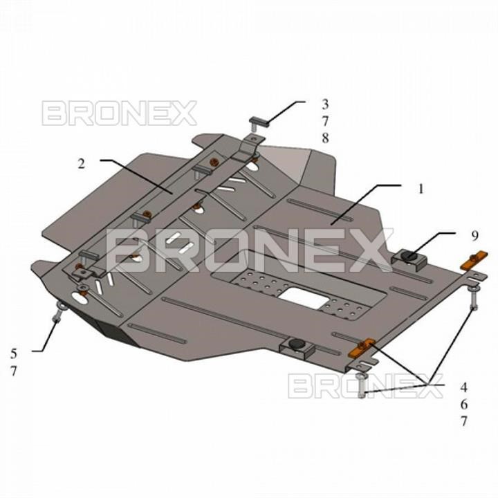 Bronex 101.0485.00 Ochrona silnika Bronex standard 101.0485.00 dla Chery Amulet (chłodnica samochodowa, skrzynia biegów) 101048500: Dobra cena w Polsce na 2407.PL - Kup Teraz!