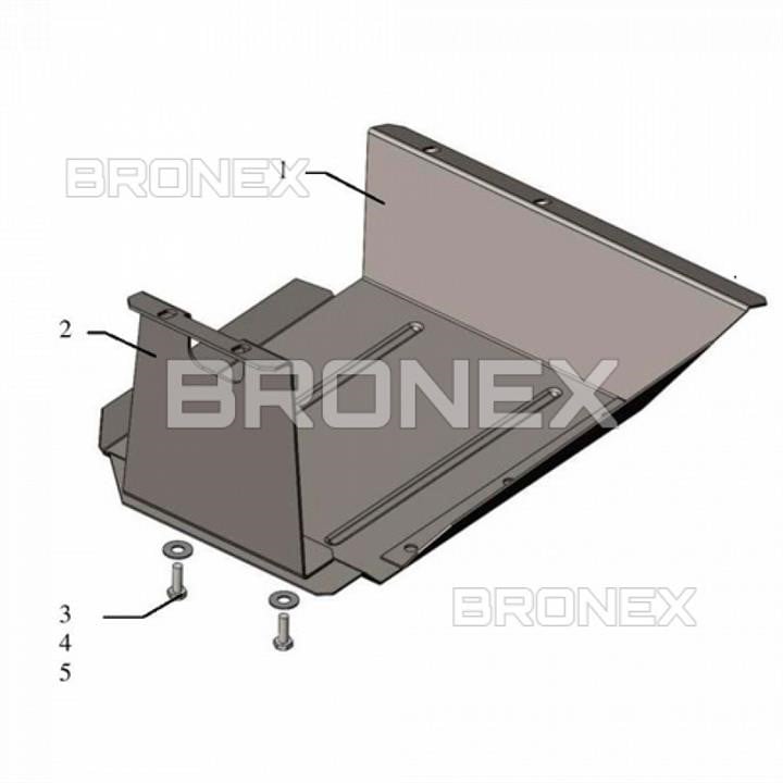 Bronex 101.0579.00 Защита топливного бака Bronex стандартная 101.0579.00 для Suzuki Jimny JB 101057900: Отличная цена - Купить в Польше на 2407.PL!