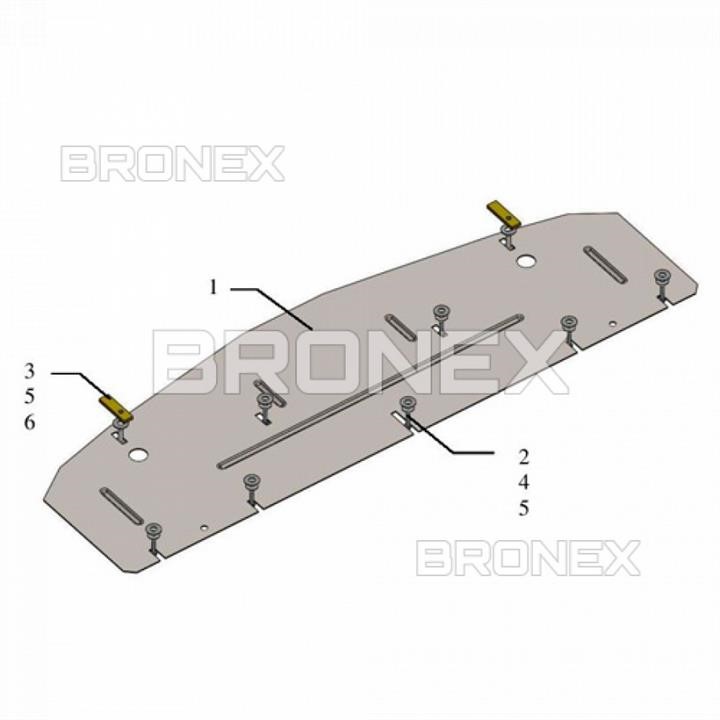 Bronex 101.0597.00 Radiator protectionBronex standard 101.0597.00 for Kia Ceed 101059700: Buy near me in Poland at 2407.PL - Good price!