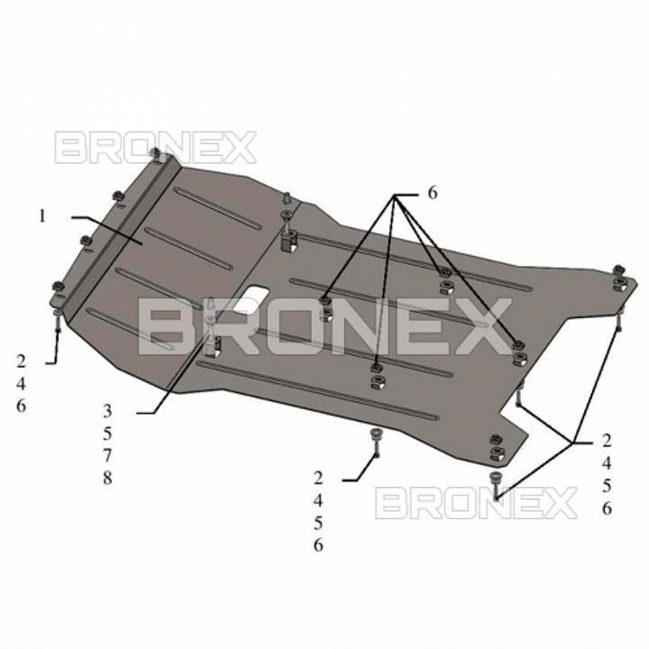 Bronex 101.0661.00 Ochrona silnika Bronex standard 101.0661.00 dla BMW X3 F25 (chłodnica samochodowa) 101066100: Dobra cena w Polsce na 2407.PL - Kup Teraz!