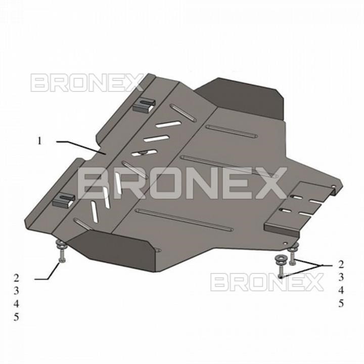 Bronex 101.0759.00 Захист двигуна Bronex стандартна 101.0759.00 для Subaru Forester SF (радіатор) 101075900: Приваблива ціна - Купити у Польщі на 2407.PL!