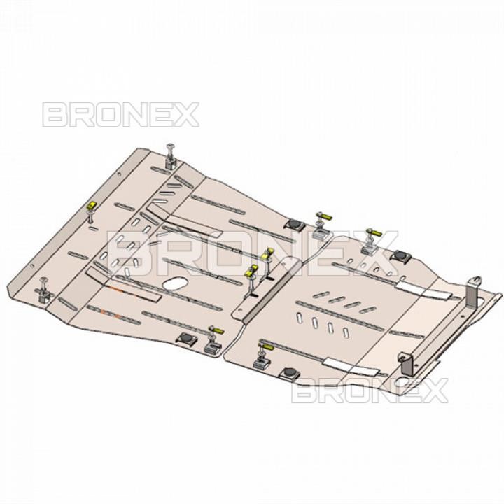 Bronex 101.0883.00 Защита двигателя Bronex стандартная 101.0883.00 для Subaru Outback / Subaru Legacy VI (КПП) 101088300: Отличная цена - Купить в Польше на 2407.PL!