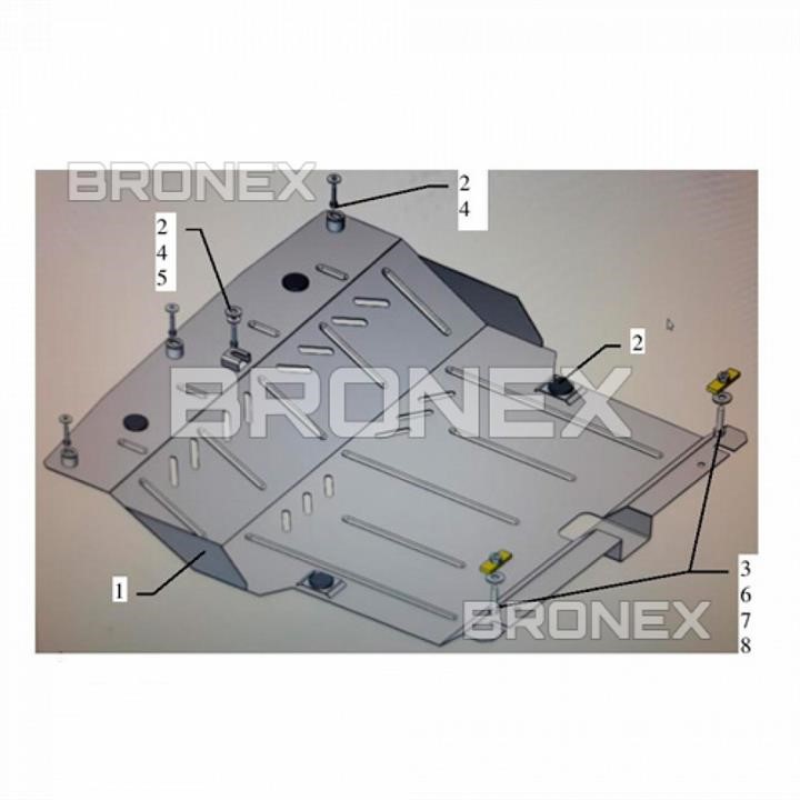 Bronex 101.0895.00 Ochrona silnika Bronex standard 101.0895.00 dla Peugeot 108 (skrzynia biegów) 101089500: Dobra cena w Polsce na 2407.PL - Kup Teraz!