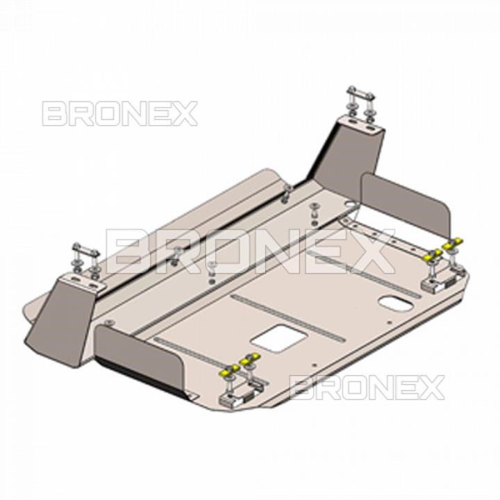 Bronex 101.0920.00 Ochrona silnika Bronex standard 101.0920.00 dla Ford Tourneo Custom (пасажир) (chłodnica samochodowa, skrzynia biegów) 101092000: Dobra cena w Polsce na 2407.PL - Kup Teraz!