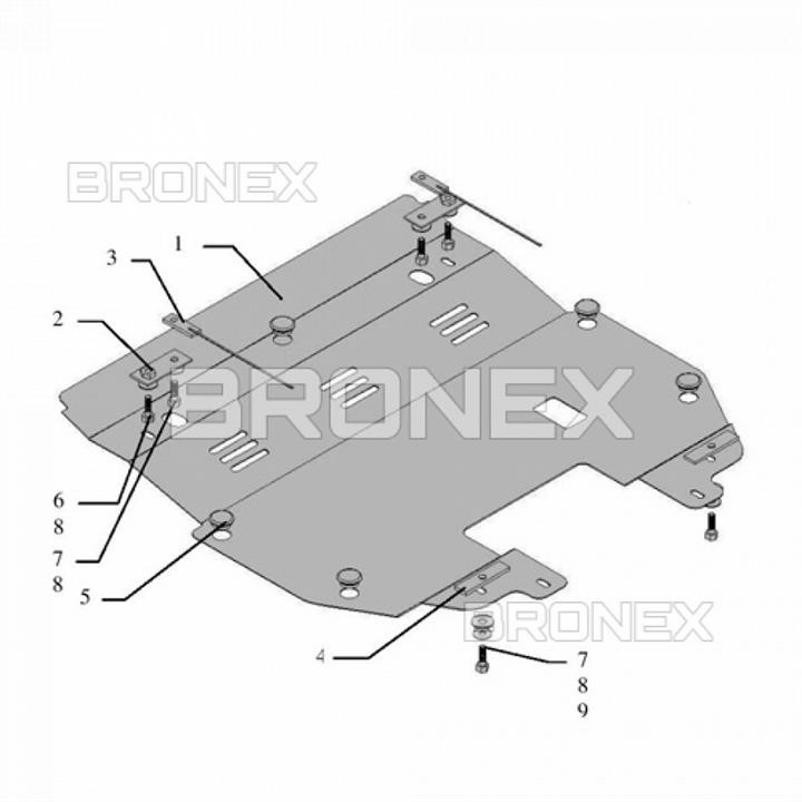 Bronex 102.0068.00 Ochrona silnika Bronex premia 102.0068.00 dla Volvo XC90 I (chłodnica samochodowa, skrzynia biegów) 102006800: Atrakcyjna cena w Polsce na 2407.PL - Zamów teraz!