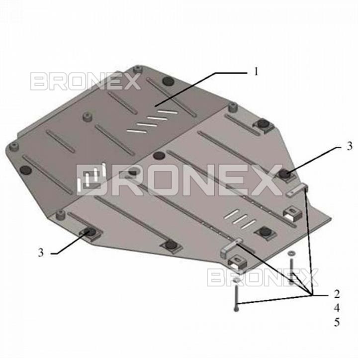 Bronex 102.0270.00 Engine protection Bronex premium 102.0270.00 for Alfa Romeo Brera (gear box) 102027000: Buy near me at 2407.PL in Poland at an Affordable price!