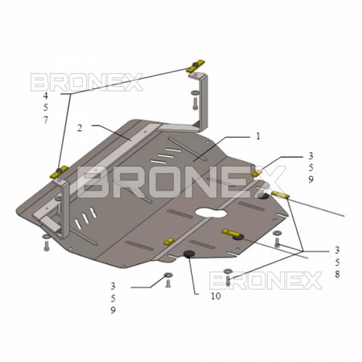 Bronex 102.0329.00.S Ochrona silnika Bronex premia 102.0329.00.S dla Skoda Fabia II (chłodnica samochodowa, skrzynia biegów) 102032900S: Dobra cena w Polsce na 2407.PL - Kup Teraz!