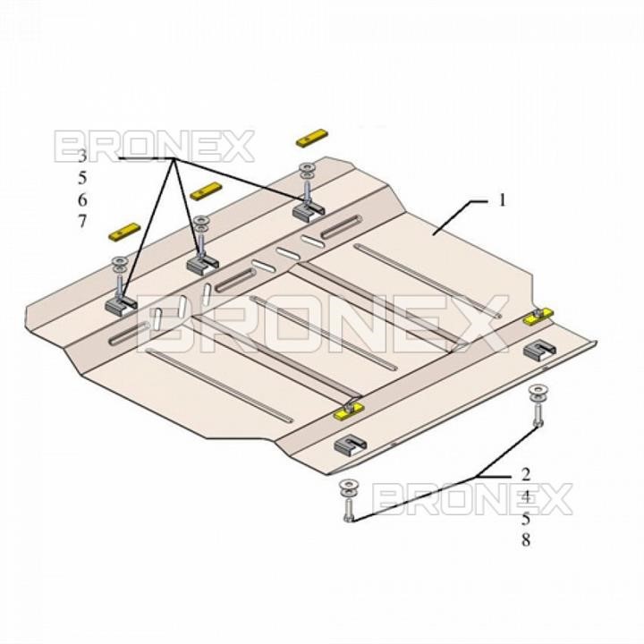 Bronex 102.0733.00 Motorschutz Bronex prämie 102.0733.00 zum Honda HR-V (kühler, getriebe) 102073300: Kaufen Sie zu einem guten Preis in Polen bei 2407.PL!