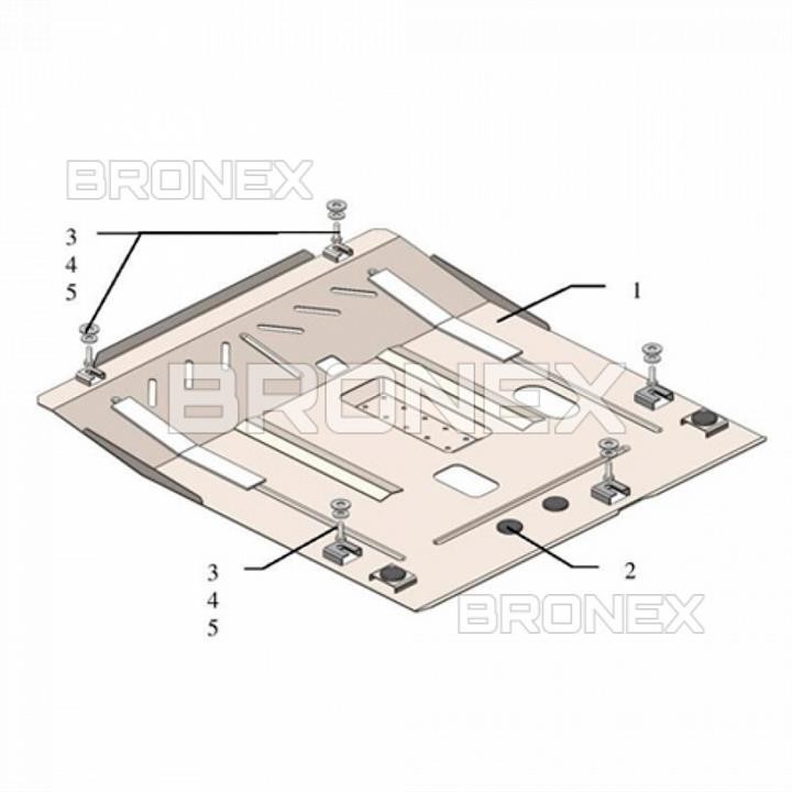 Bronex 102.0747.00 Ochrona silnika Bronex premia 102.0747.00 dla Ravon R4 (skrzynia biegów) 102074700: Dobra cena w Polsce na 2407.PL - Kup Teraz!