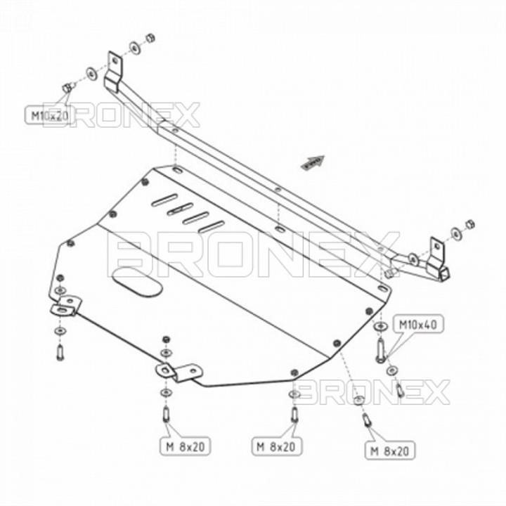 Bronex 102.9091.00 Motorschutz Bronex prämie 102.9091.00 zum Audi 80/90 102909100: Kaufen Sie zu einem guten Preis in Polen bei 2407.PL!