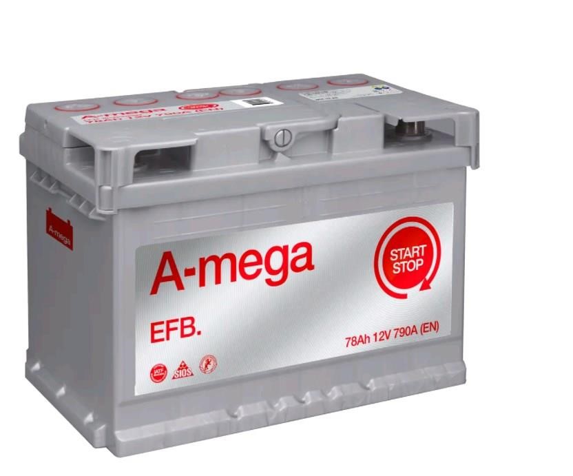 Akumulator A-Mega EFB 12V 78Ah 790A(EN) R+