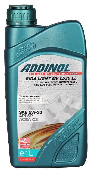 Addinol 4014766072573 Engine oil Addinol Giga Light MV 0530 LL 5W-30, 1L 4014766072573: Buy near me at 2407.PL in Poland at an Affordable price!