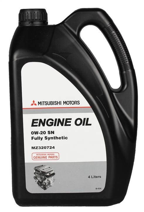 Mitsubishi MZ320724 Engine oil Mitsubishi 0W-20, 4L MZ320724: Buy near me at 2407.PL in Poland at an Affordable price!