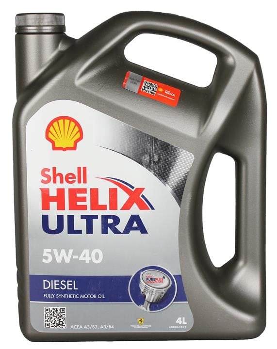 Shell 550021541 Моторное масло Shell Helix Ultra Diesel 5W-40, 4л 550021541: Отличная цена - Купить в Польше на 2407.PL!
