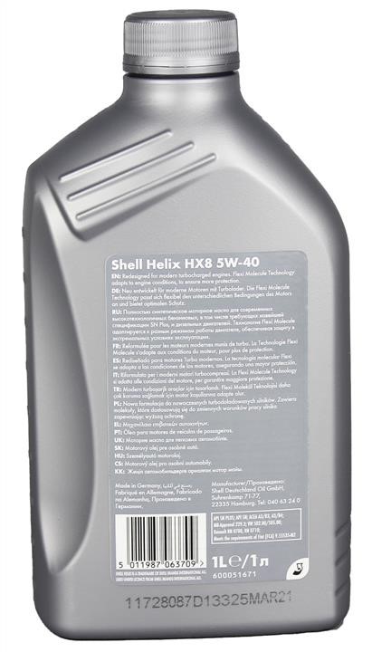 Olej silnikowy Shell Helix HX8 5W-40, 1L Shell 550023626