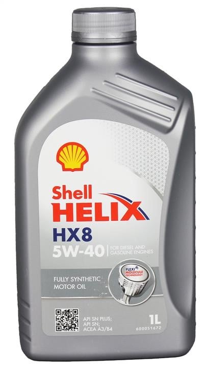 Shell 550023626 Моторное масло Shell Helix HX8 5W-40, 1л 550023626: Отличная цена - Купить в Польше на 2407.PL!
