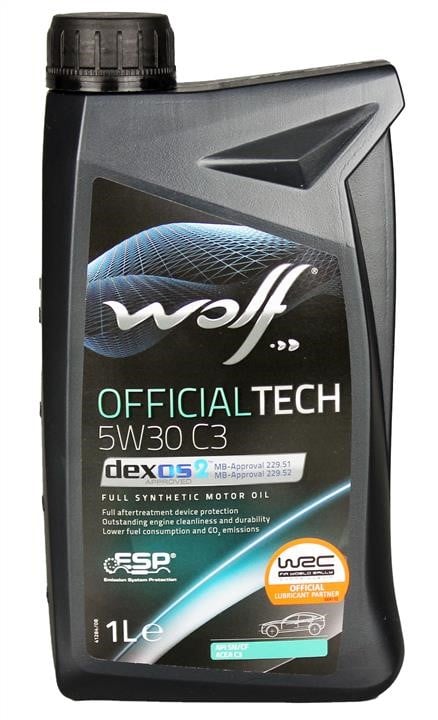 Wolf 8308017 Engine oil Wolf OfficialTech 5W-30, 1L 8308017: Buy near me in Poland at 2407.PL - Good price!