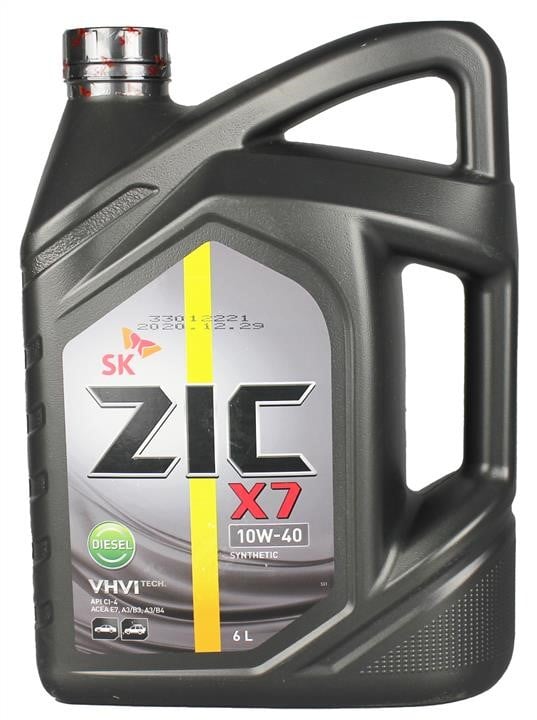 ZIC 172607 Моторное масло ZIC X7 Diesel 10W-40, 6л 172607: Отличная цена - Купить в Польше на 2407.PL!