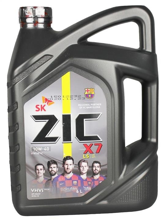 ZIC 172620 Engine oil ZIC X7 LS 10W-40, 6L 172620: Buy near me in Poland at 2407.PL - Good price!