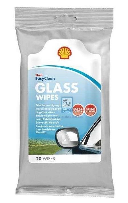 Shell 7041068133630 Салфетка для стекла Glass Wipes, 20 шт. 7041068133630: Отличная цена - Купить в Польше на 2407.PL!