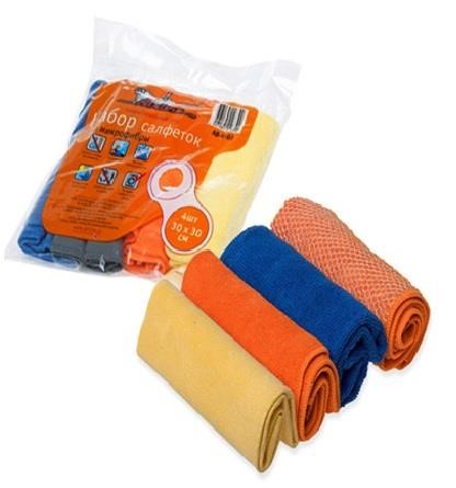 Airline AB-V-02 Set of microfiber cloths in rolls 20x20cm, 4 pcs. ABV02: Buy near me in Poland at 2407.PL - Good price!