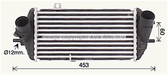 AVA HY4468 Intercooler, charger HY4468: Buy near me in Poland at 2407.PL - Good price!
